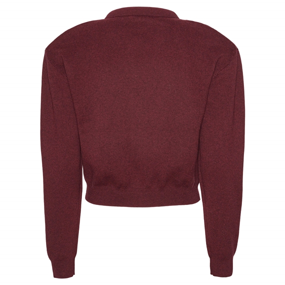 Rotate Firm Knit Cardigan, Zinfandel